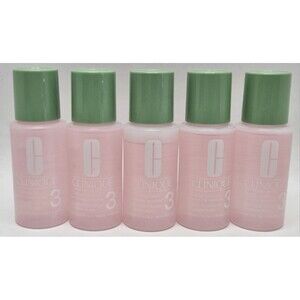 5x Clinique Clarifying Lotion #3 Toner Combination Oily 1 oz / 30 ml Each Travel